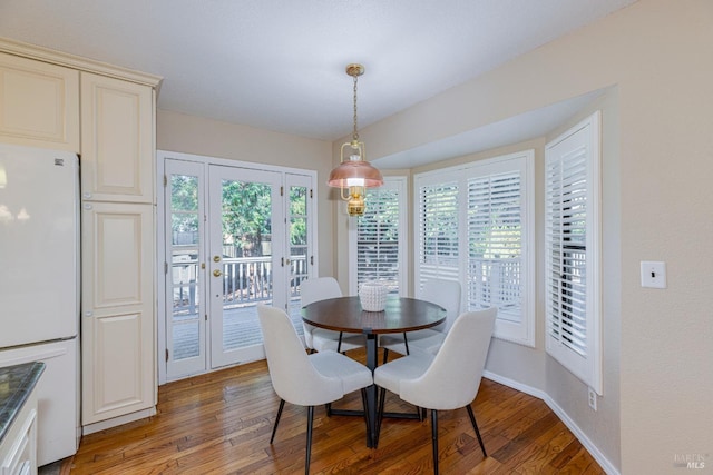 dining room featuring hardwood / wood-style floors