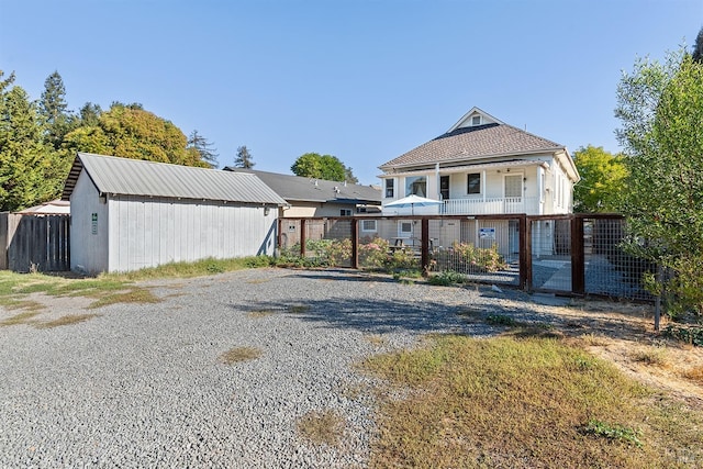 view of rear view of house