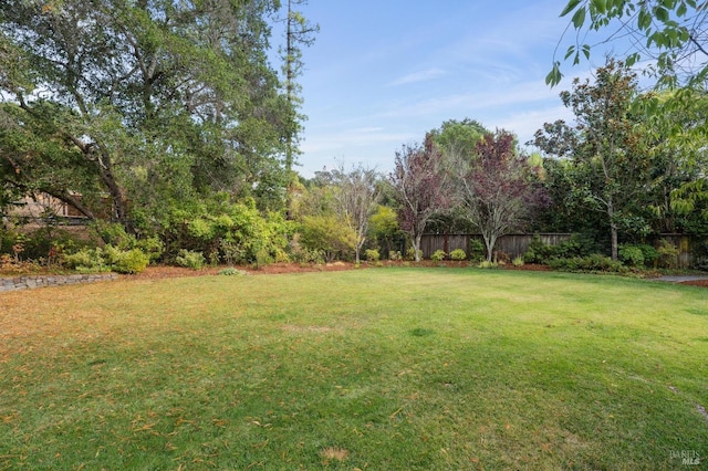 114 Van Tassel Ct, San Anselmo, CA 94960 - view of yard featuring fence