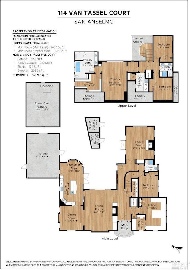 114 Van Tassel Ct, San Anselmo, CA 94960 - floor plan