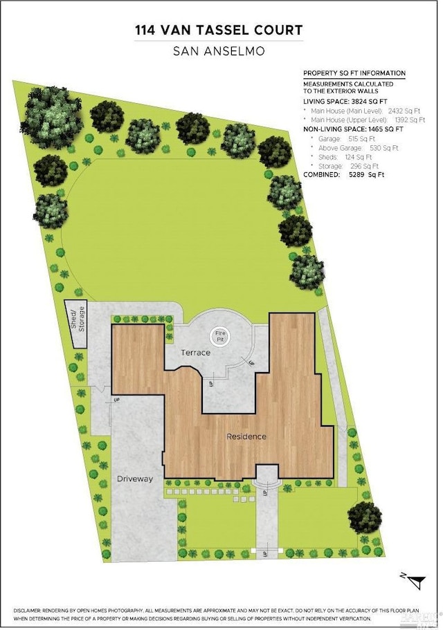 114 Van Tassel Ct, San Anselmo, CA 94960 - view of layout