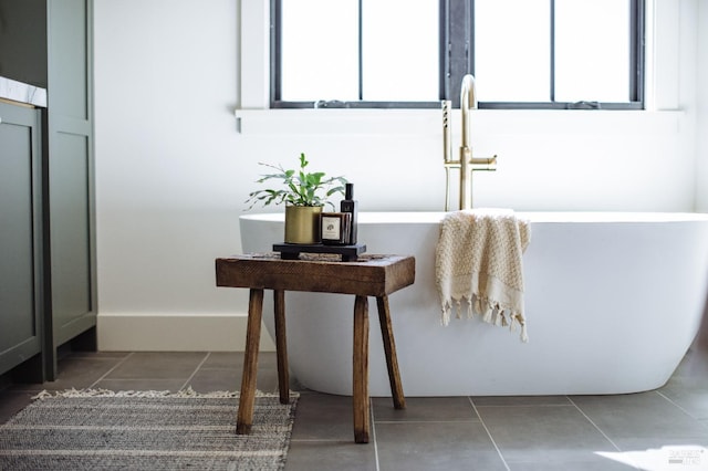 details featuring tile patterned flooring