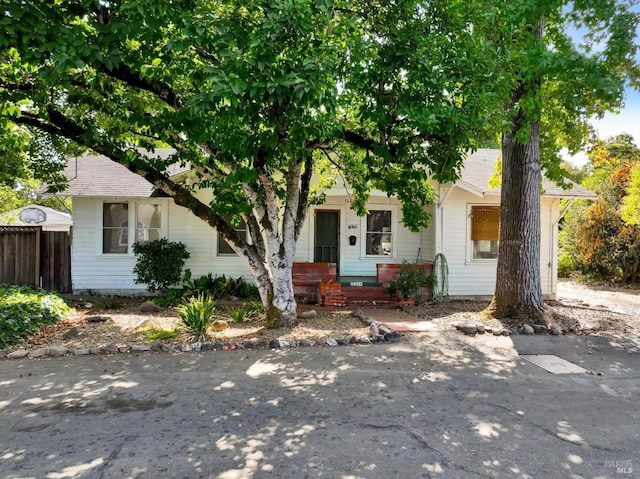 view of front of home