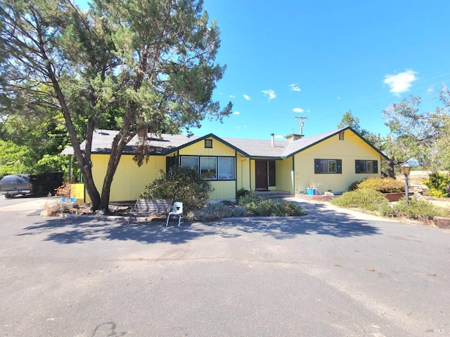 view of ranch-style home