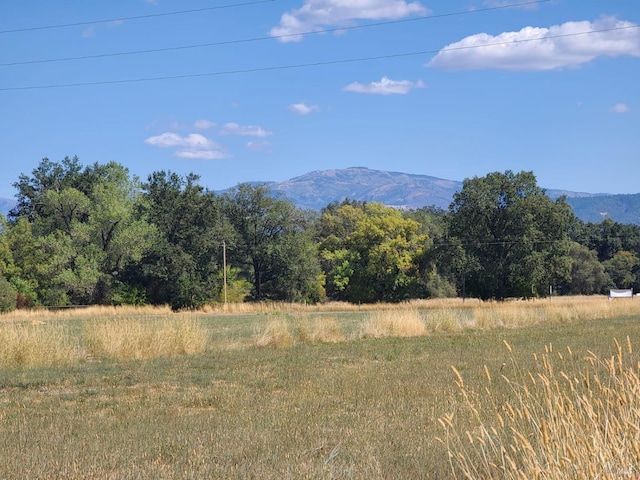 view of mountain feature