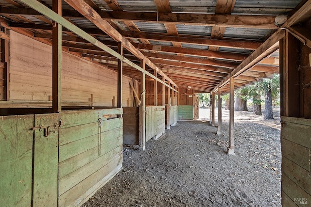 view of stable