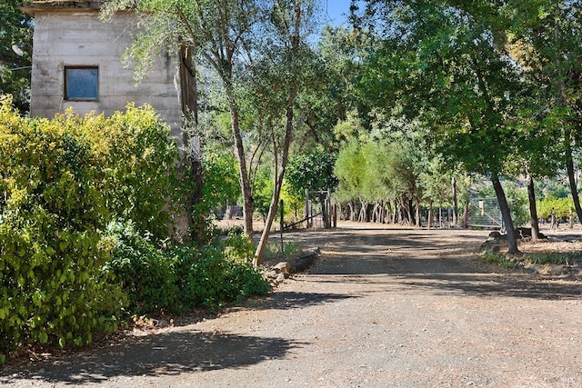 view of road