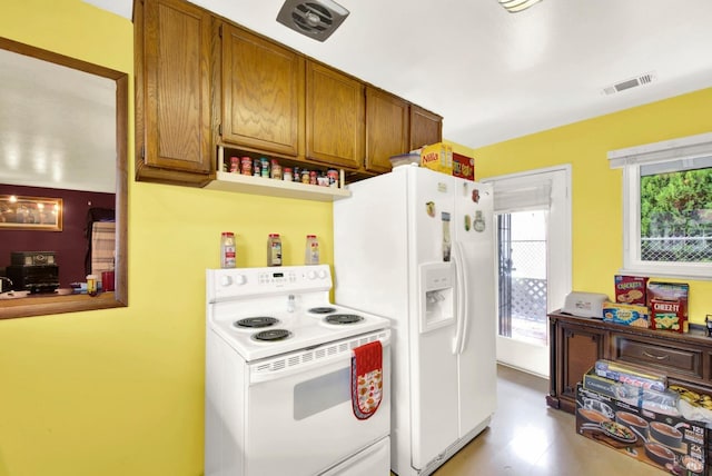 kitchen with white appliances