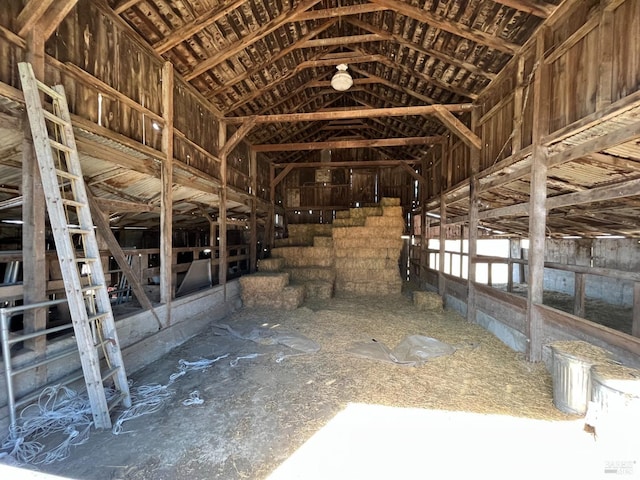 view of stable