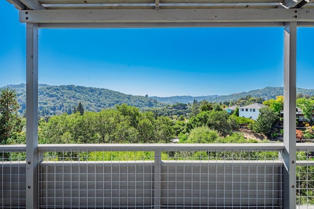 view of mountain feature