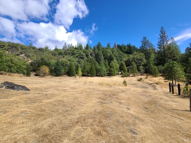 view of landscape featuring a rural view