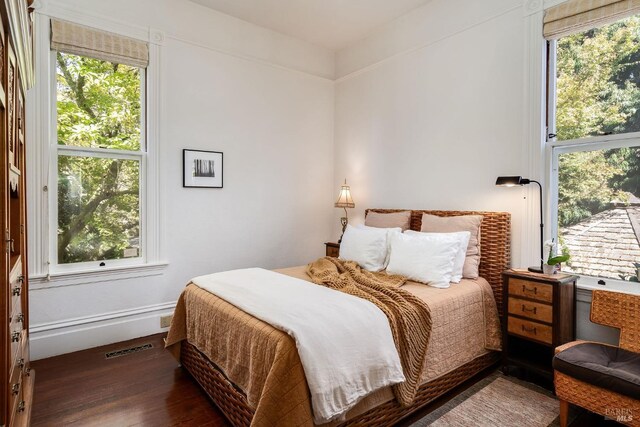 2230 1st St, Napa, CA 94559 - bedroom with visible vents and wood finished floors