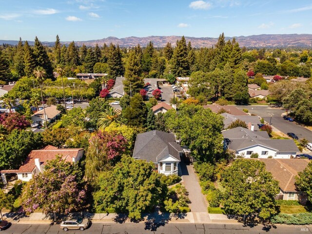 2230 1st St, Napa, CA 94559 - bird's eye view with a residential view and a mountain view
