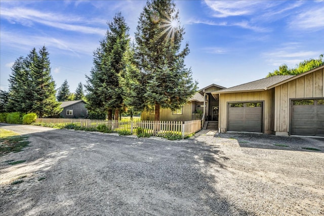 ranch-style house with a garage