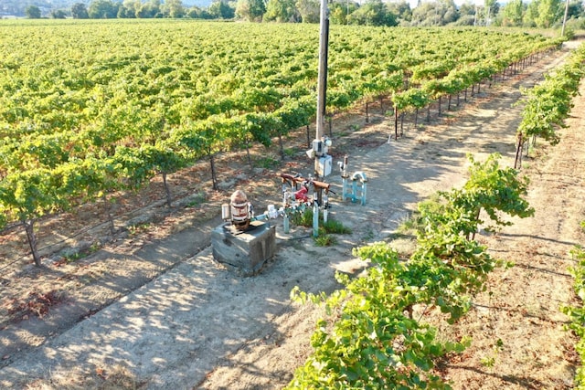 view of patio featuring a rural view