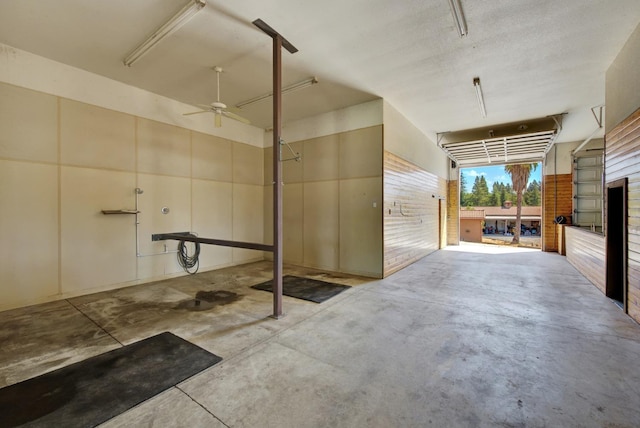 interior space with concrete flooring