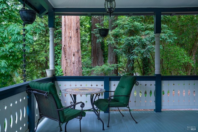 12130 Hwy 116, Guerneville, CA 95446 - view of wooden deck