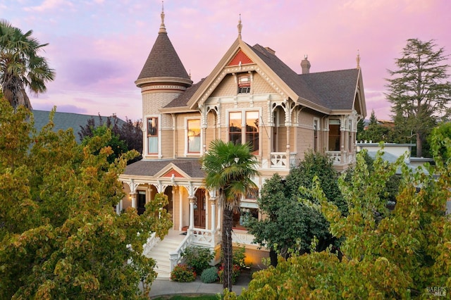 victorian home with a porch