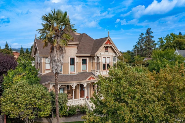 victorian home with a porch