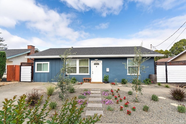 view of ranch-style house