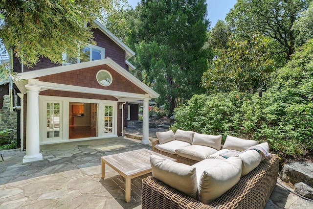 view of patio / terrace featuring outdoor lounge area