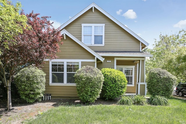 view of rear view of property