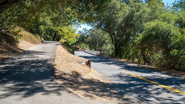 view of road