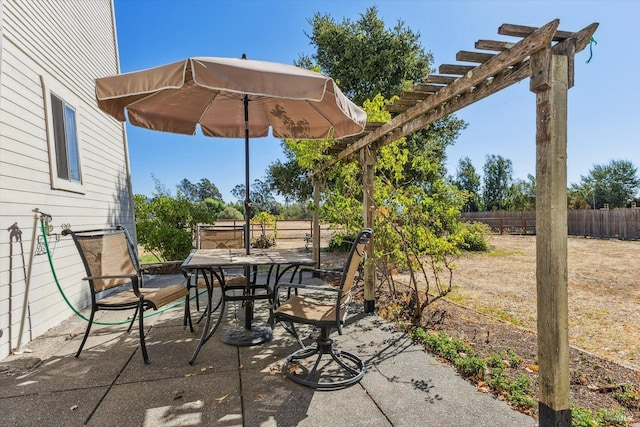 view of patio