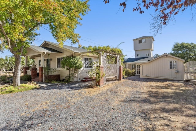 4344 Langner Ave, Santa Rosa, CA 95407 - view of front of house with driveway and covered porch