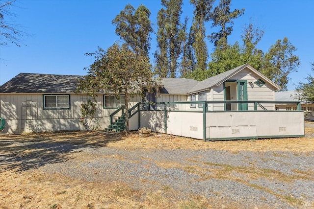 view of front of home