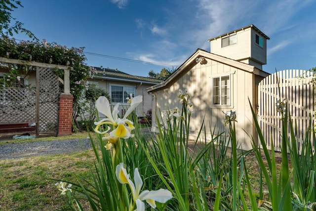 view of property exterior