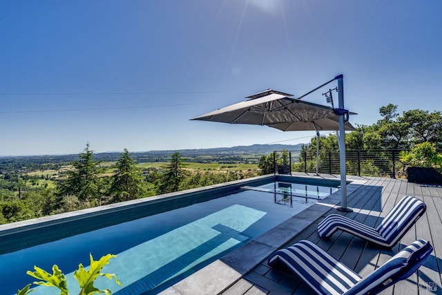 view of pool