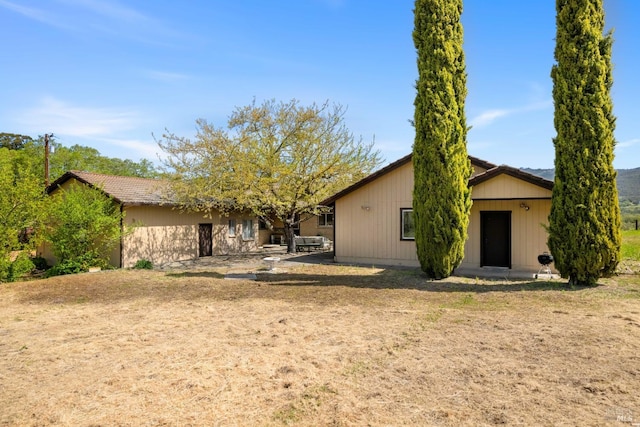 view of rear view of property