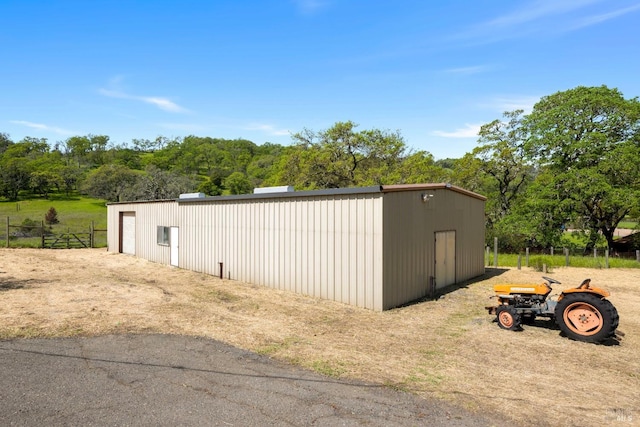 view of outbuilding