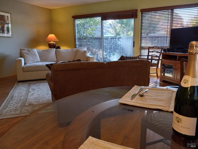 6472 Stone Bridge Rd, Santa Rosa, CA 95409 - living room with healthy amount of natural light and wood finished floors