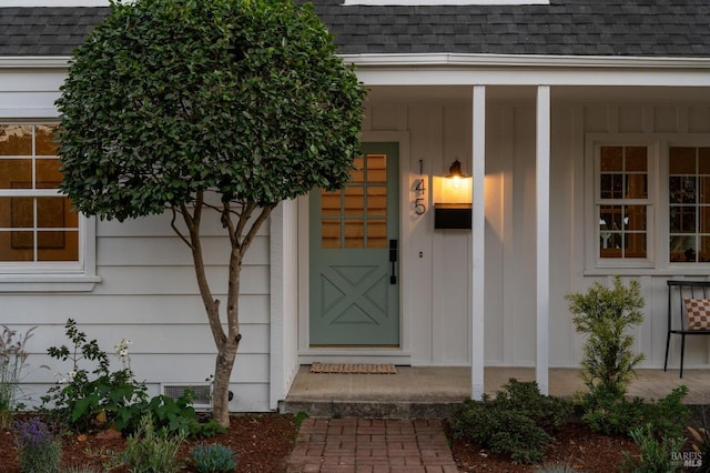 view of entrance to property