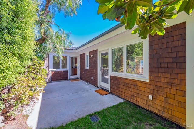 exterior space with a patio