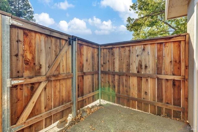 view of gate