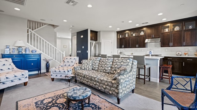 view of living room