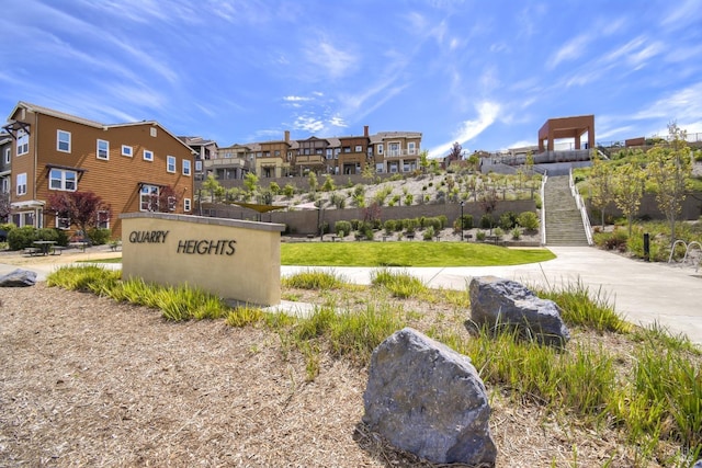 view of community / neighborhood sign