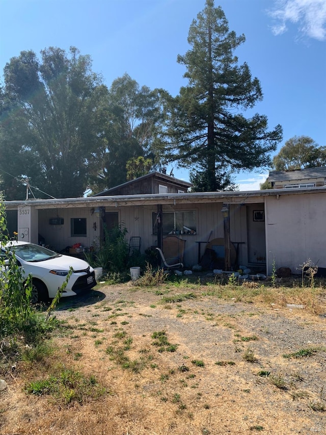 view of back of property