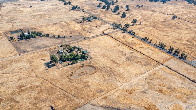 bird's eye view featuring a rural view