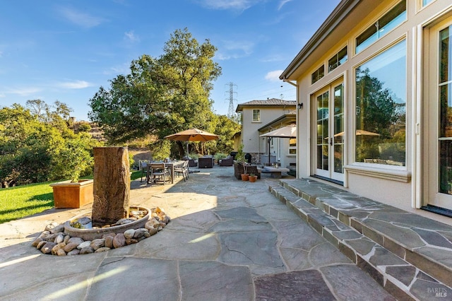 view of patio / terrace with outdoor dining area