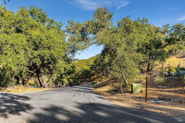 view of road