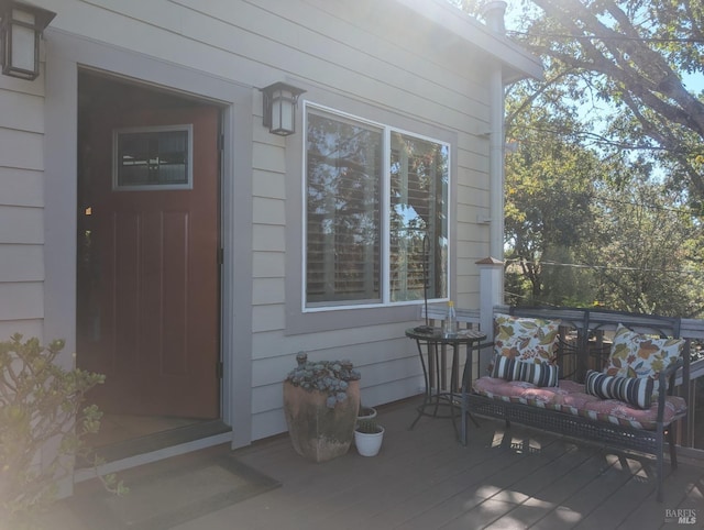 view of deck