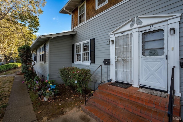 view of property entrance