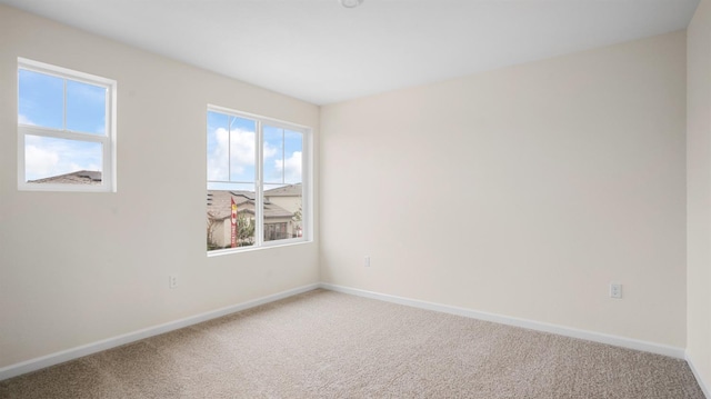 empty room featuring carpet