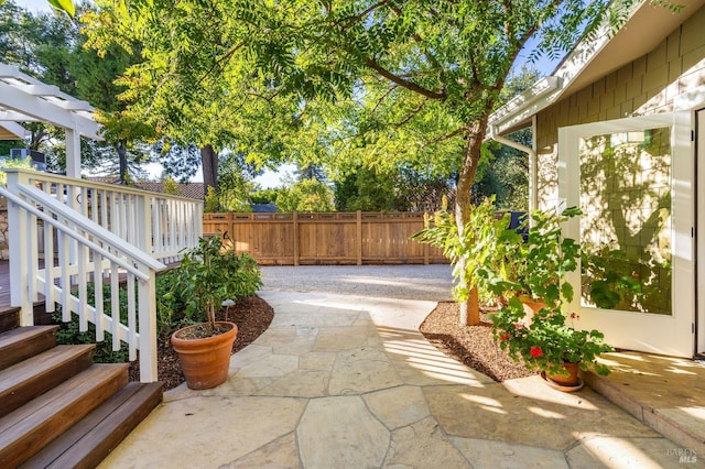 view of patio