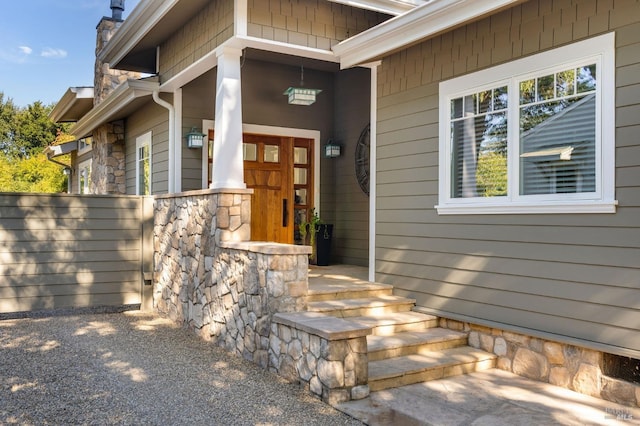 view of entrance to property