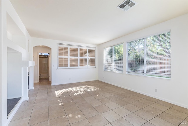 view of tiled spare room